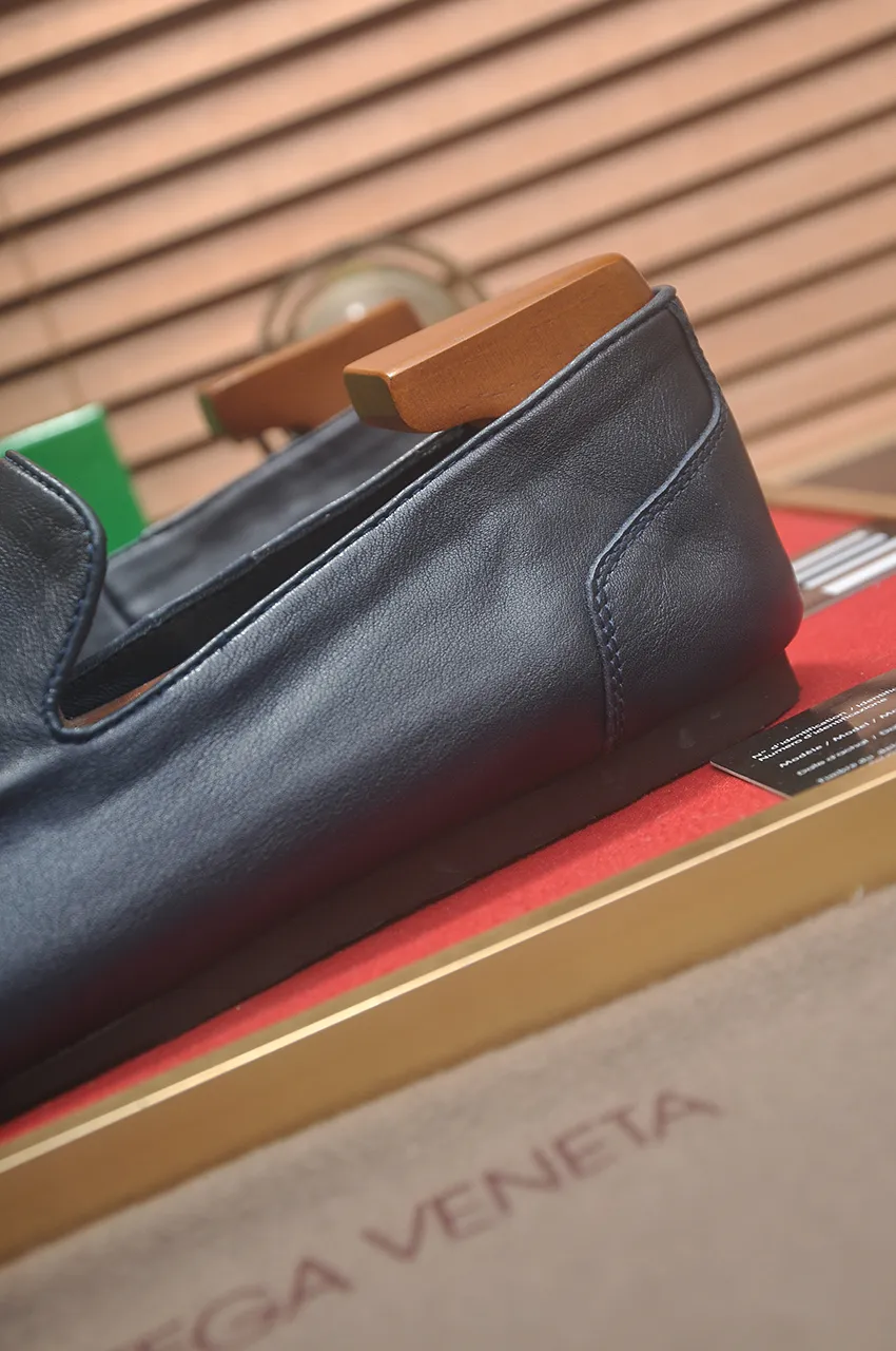 Men's shoes 💰460💶 [Botteg Venetta (BV)] (wallet shoes) exclusive new model official website new model The upper is made of high-quality top calfskin. Delicate feel and flowing luxurious texture. Tailored for refined men to create a noble aura. Delicate and regular Mark hand stitching. Smooth lines. Full sheepskin lining, comfortable to wash sweat. 38-44